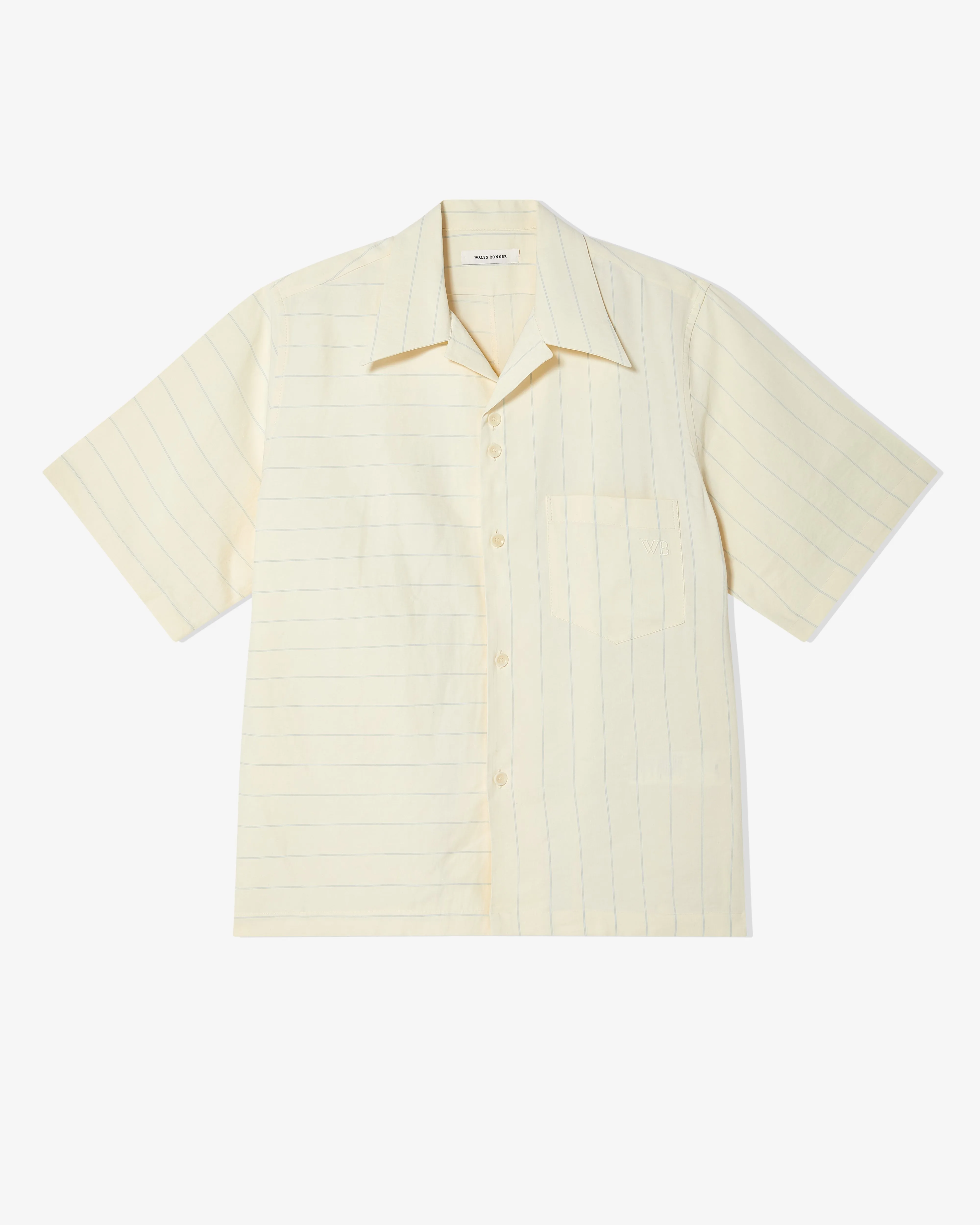 Wales Bonner - Men's Highlife Bowling Shirt - (White)