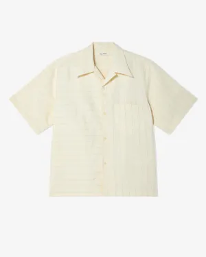 Wales Bonner - Men's Highlife Bowling Shirt - (White)