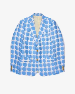 Walter Van Beirendonck - Men's Sharp Blazer - (Blue)