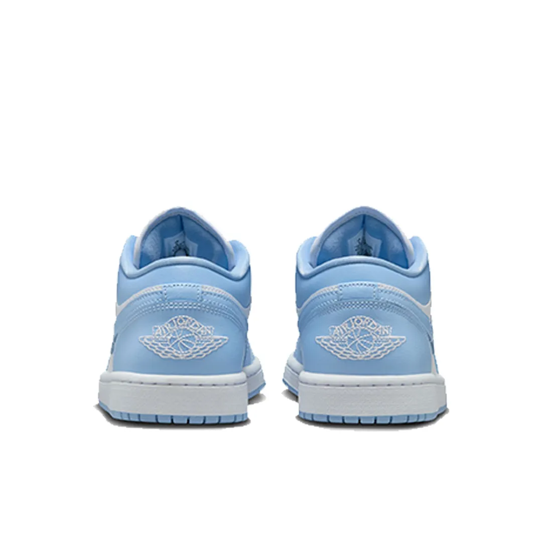 WOMEN'S AIR JORDAN 1 LOW WHITE/ALUMINUM