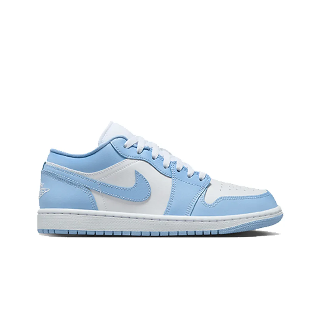 WOMEN'S AIR JORDAN 1 LOW WHITE/ALUMINUM