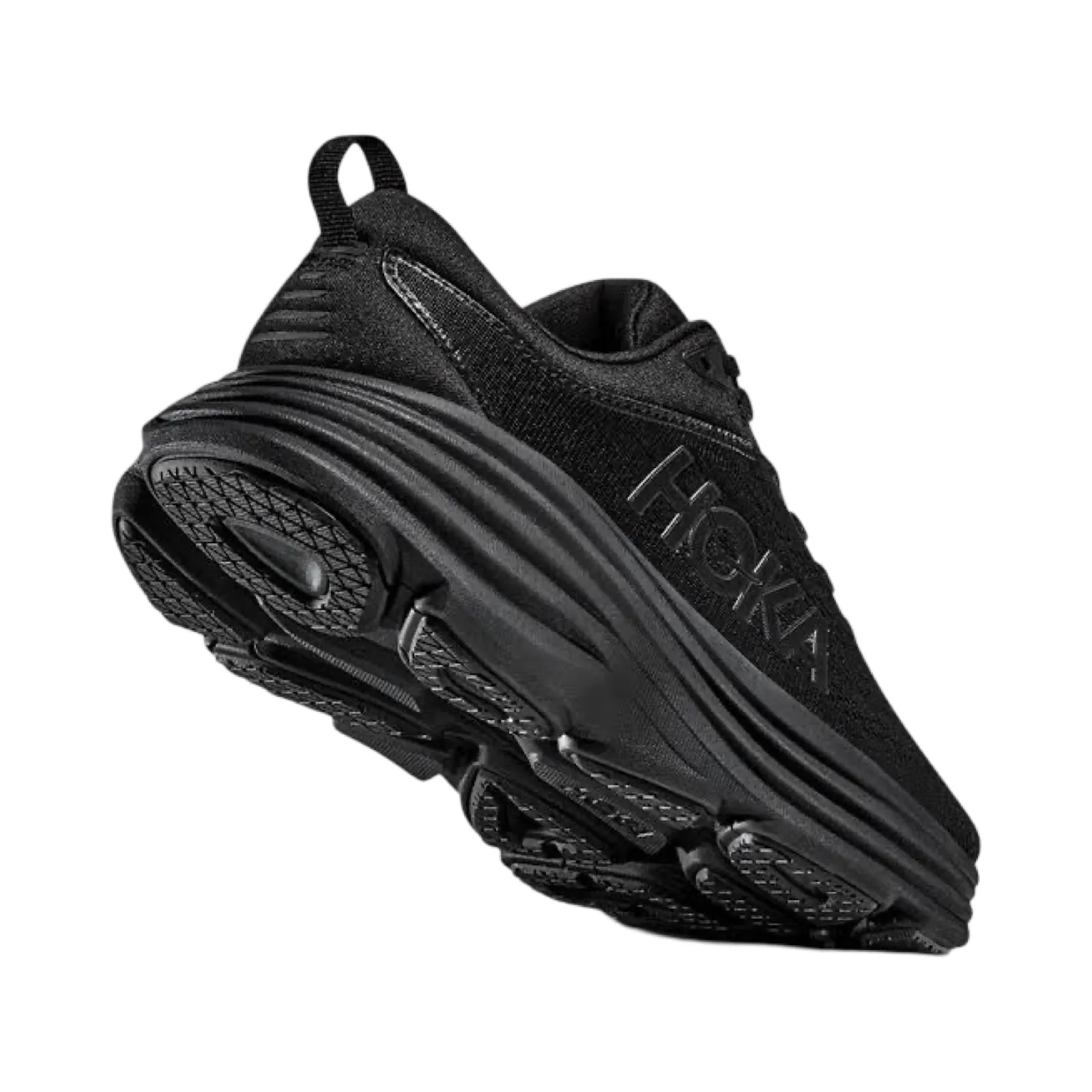 Women's Hoka Bondi 8 D Width Black Black
