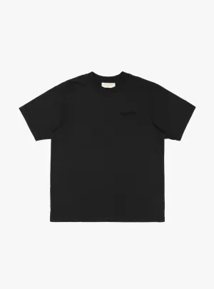 Wordmark Pigment Dyed T-Shirt Black