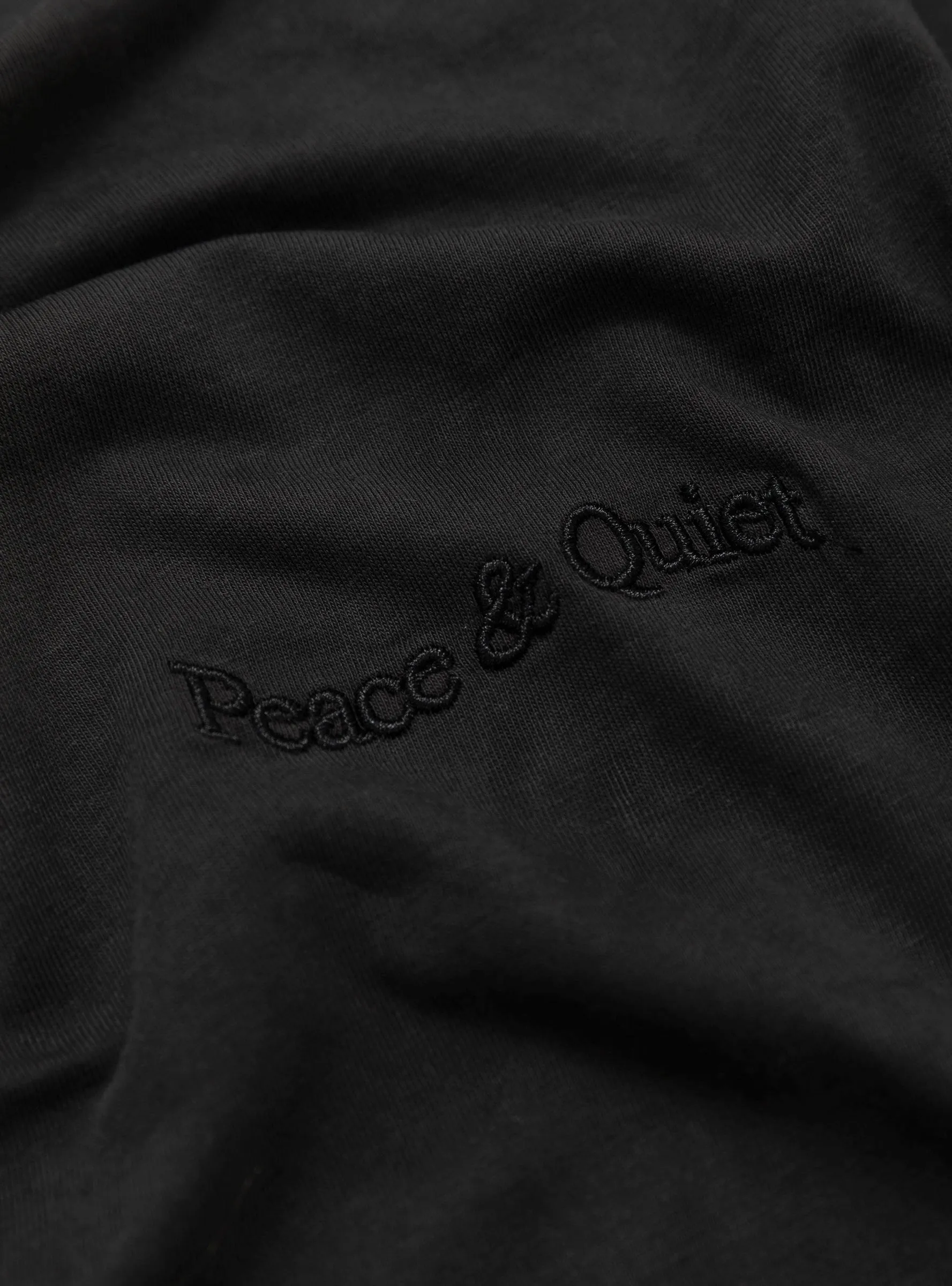 Wordmark Pigment Dyed T-Shirt Black