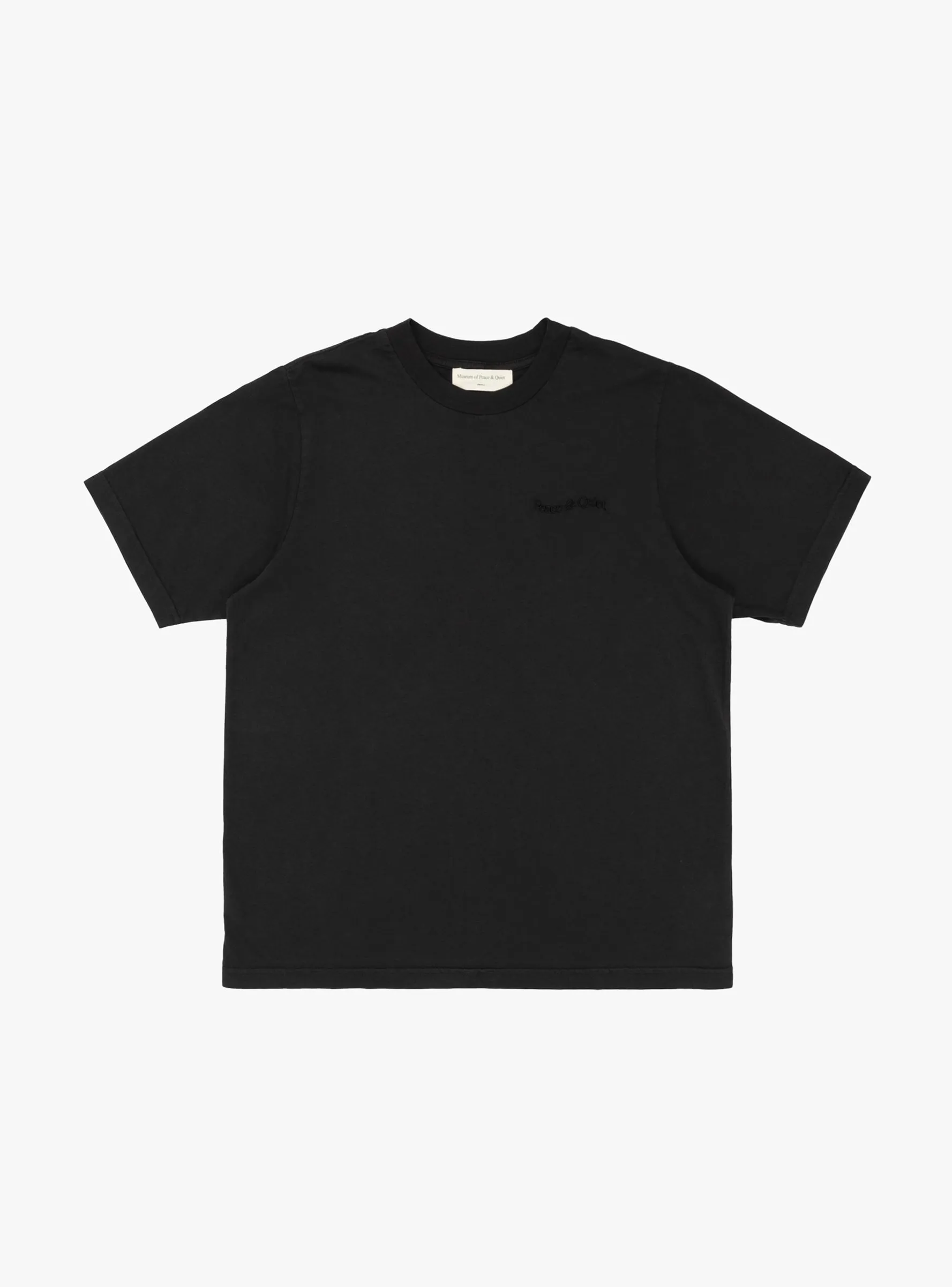 Wordmark Pigment Dyed T-Shirt Black