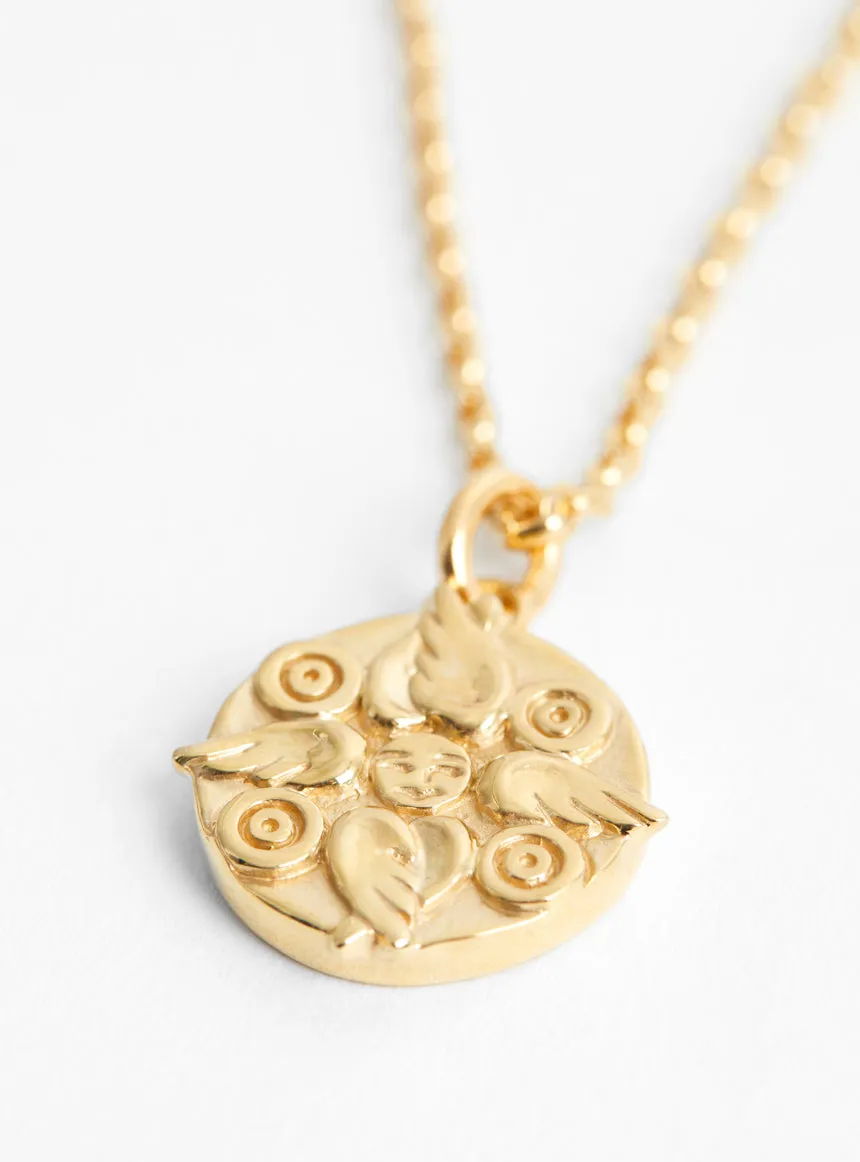 x AMS Seraphim Pendant Gold